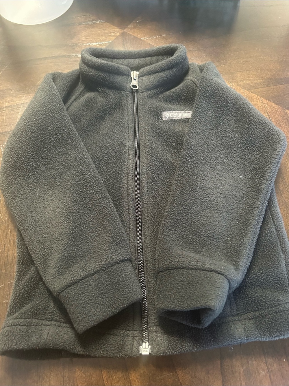 Columbia Black Kids Full-Zip Fleece Jacket